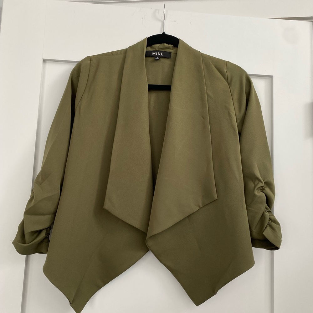 Mine Olive green casual jacket